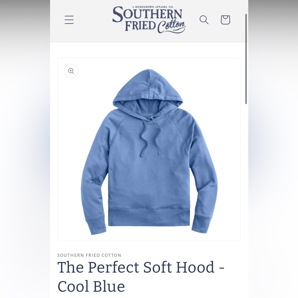 BUNDLE ⭐️  Southern Fried Cotton Cool Blue Men's Hoodie AND Crew